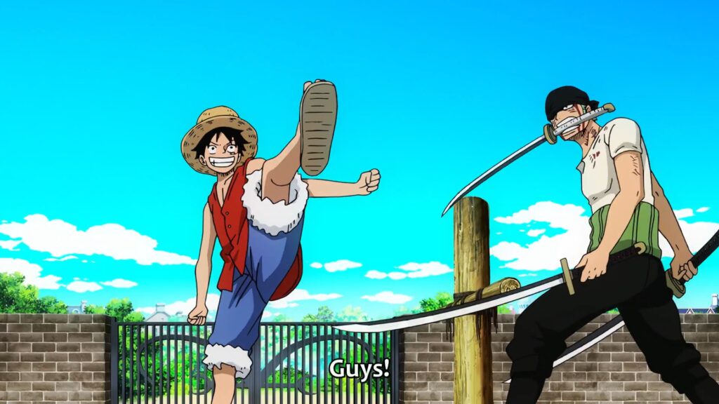 One Piece Episode of East Blue The Romance Dawn Arc is the first arc of the series in which Luffy gathers hsi crew.