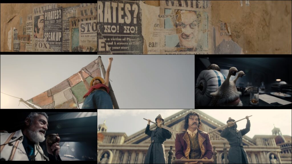 One Piece Live Action S1E1 Spoils the future episodes with bounty posters with pirates from another arc.
