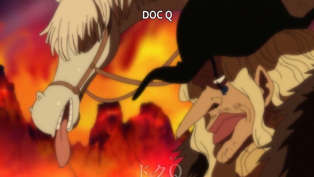 One Piece Doc Q is a deadly member of Blackbeard Pirates.
