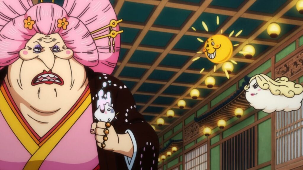 One Piece Big mom used the Soru Soru no mi to animate and heal her bones.