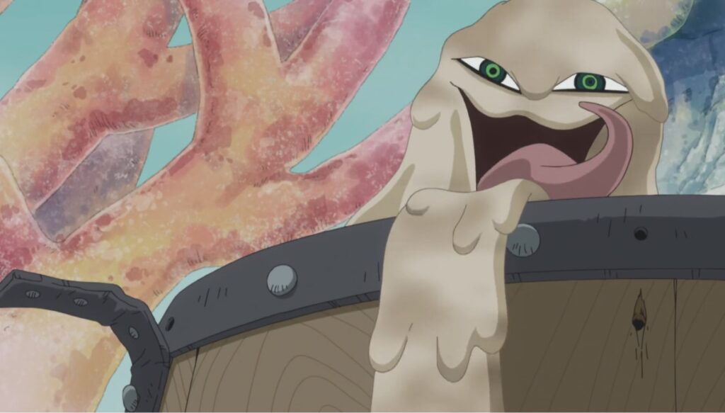 One Piece 519 Numa Numa no mi is similar to the Sand Sand Devil Fruit.