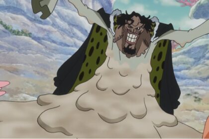 One Piece 519 Caribou ate the Numa Numa no Mi Devil Fruit.