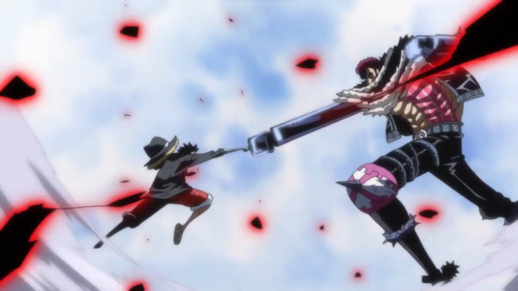 Charlotte Katakuri vs Luffy in Episode 856