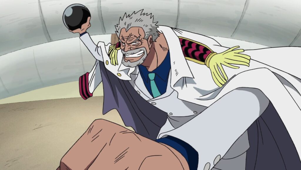 One Piece Monkey D.Garp, Luffy's grandfather and Dragon's Father