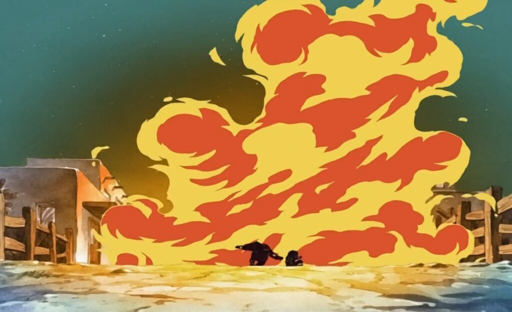 One Piece 66 Mr 5 Also known as Gem used the Bomu Bomu no Mi to create a wall of flames.