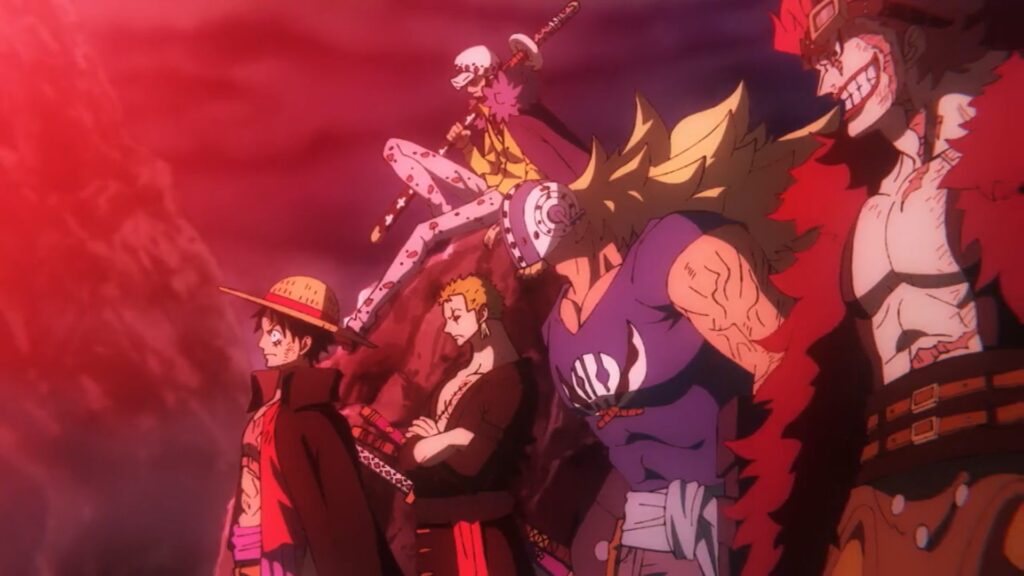 One Piece 1015 The Five Supernovas are ready to go against Kaido and Big Mom.