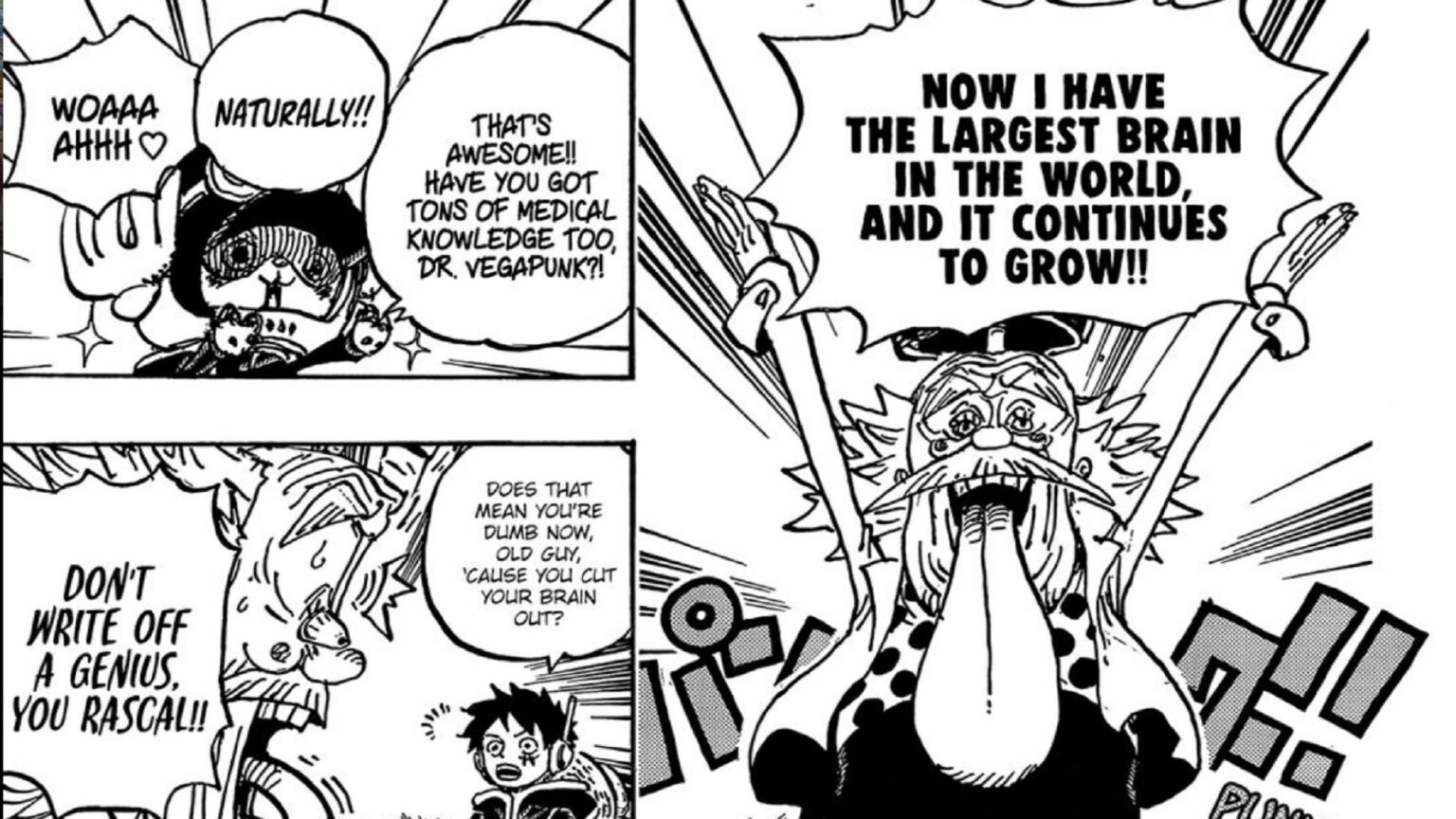 One Piece 1060 Vegapunk is the inventor of many things in the grandline.