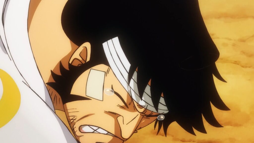 One Piece 1078 Kinemon is crying at the sight of Momonosuke.