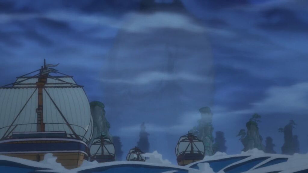 One Piece 1079 Zunesha also known as the Isle of Zou is moving slowly away from Wano.