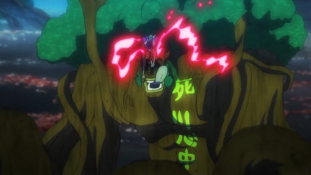 One Piece 1081 The Scarabs fight against Greenbull.