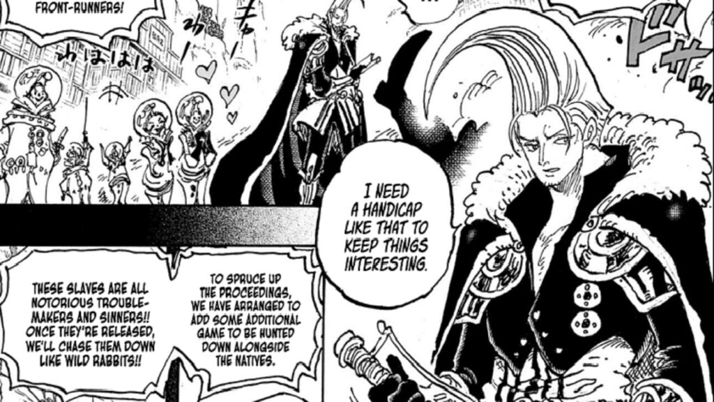 One Piece 1095 Saint Figarland Garling looks exactly like Shanks.