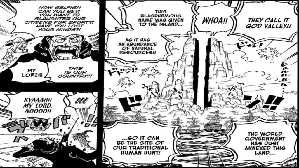 One Piece 1095 Marks the beginning of God Valley Incident.