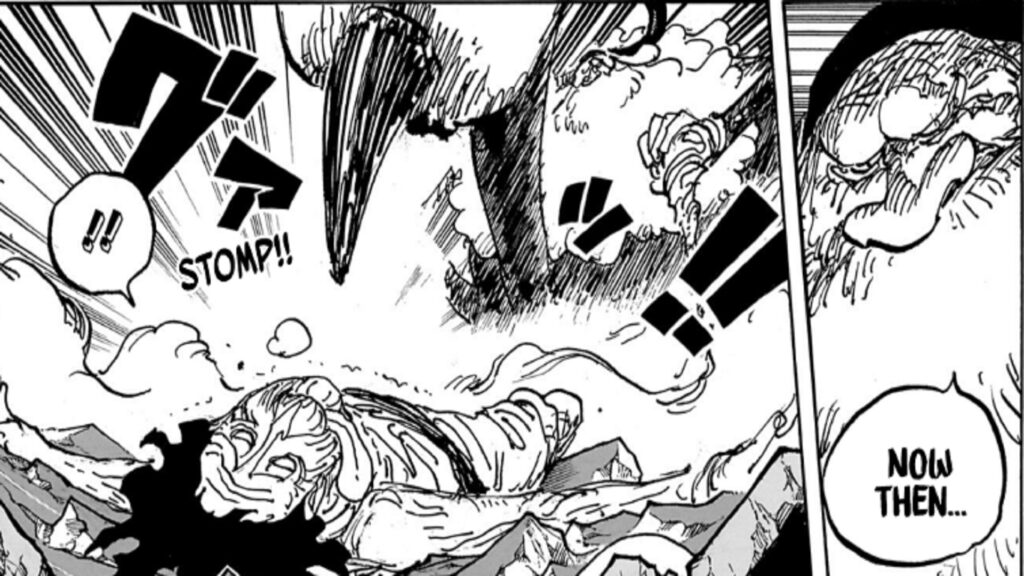 One Piece Chapter 1095 Saturn tries to end Luffy.
