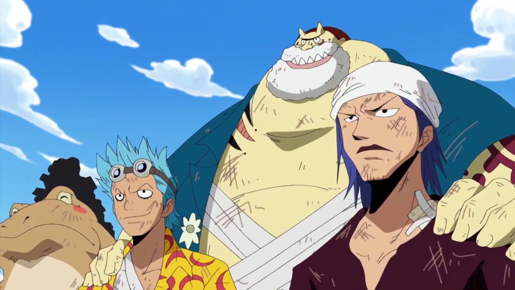 One Piece 248 Franky and Tom have build the sea train.