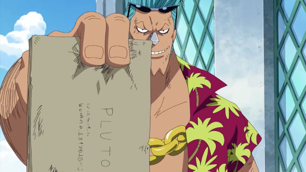 One Piece 284 Franky Destroys Pluton Blueprints.