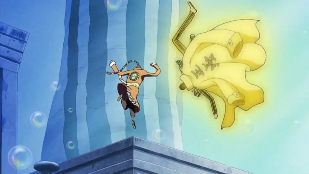 One Piece 401 There seems to be no drawback using the Glint Gling Fruit.