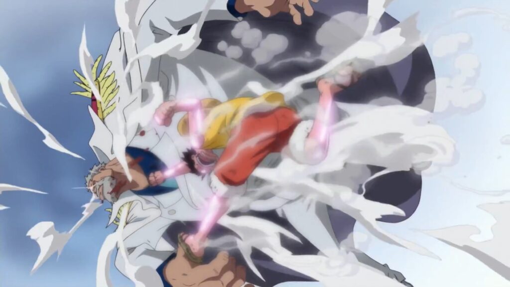 One Piece 480 Luffy Punched Garp at marineford.