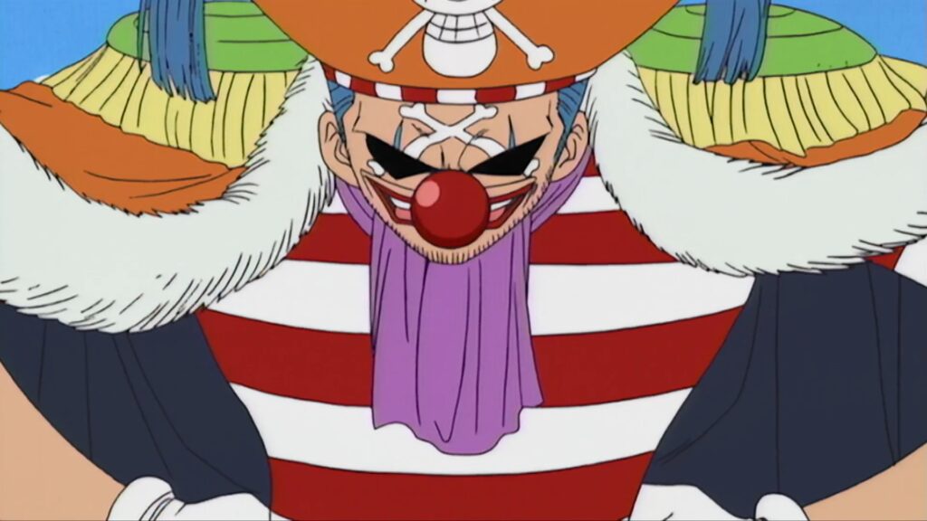 One Piece 5 Buggy was scary even from the beginning of the series.
