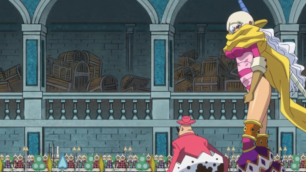 One Piece 812 Smoothie is responsible for the maintaining of order on totto land.