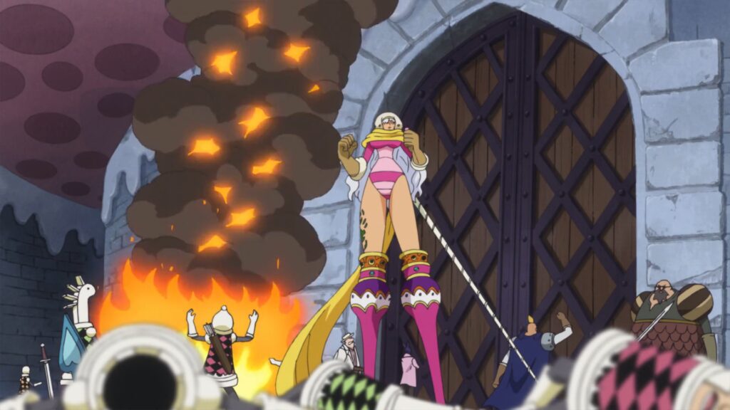 One Piece 812 Smoothie was put in front of Failure when Brooke stole the poneglyph.