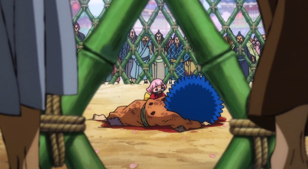 One Piece 951 Yasuie died to save the plan for the Revolution.