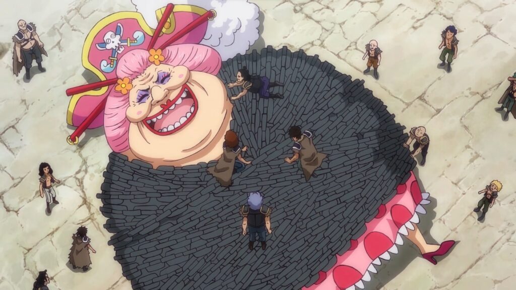 One Piece Big Mom fully covered in Seastones