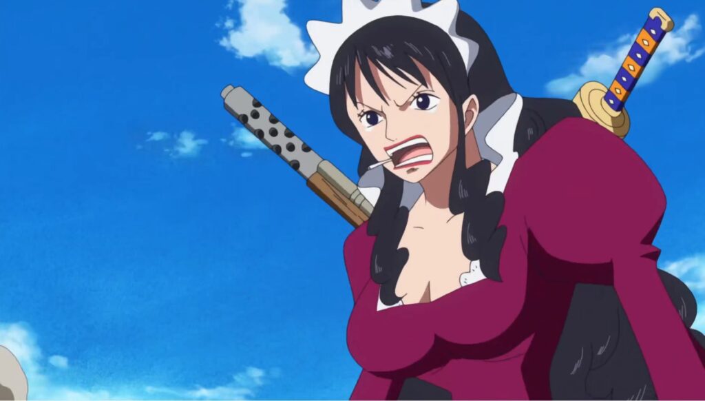 One Piece Baby 5 is mental unstable and has daddy issues.