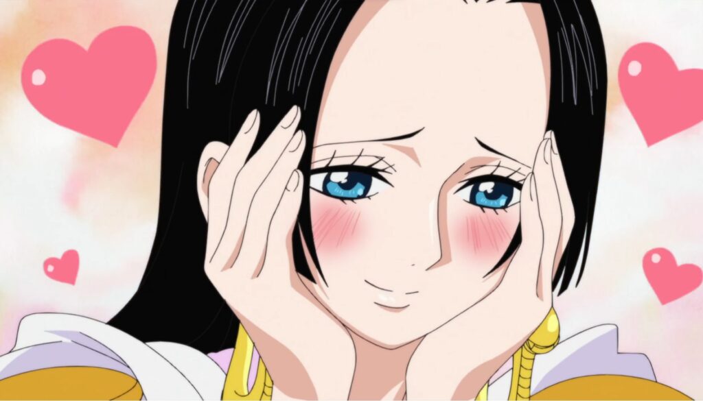 One Piece Boa Hancock is the queen of amazon lily.