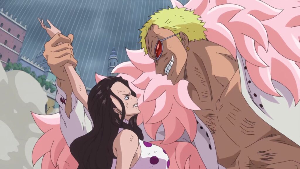 One Piece Viola relationship with Doflamingo