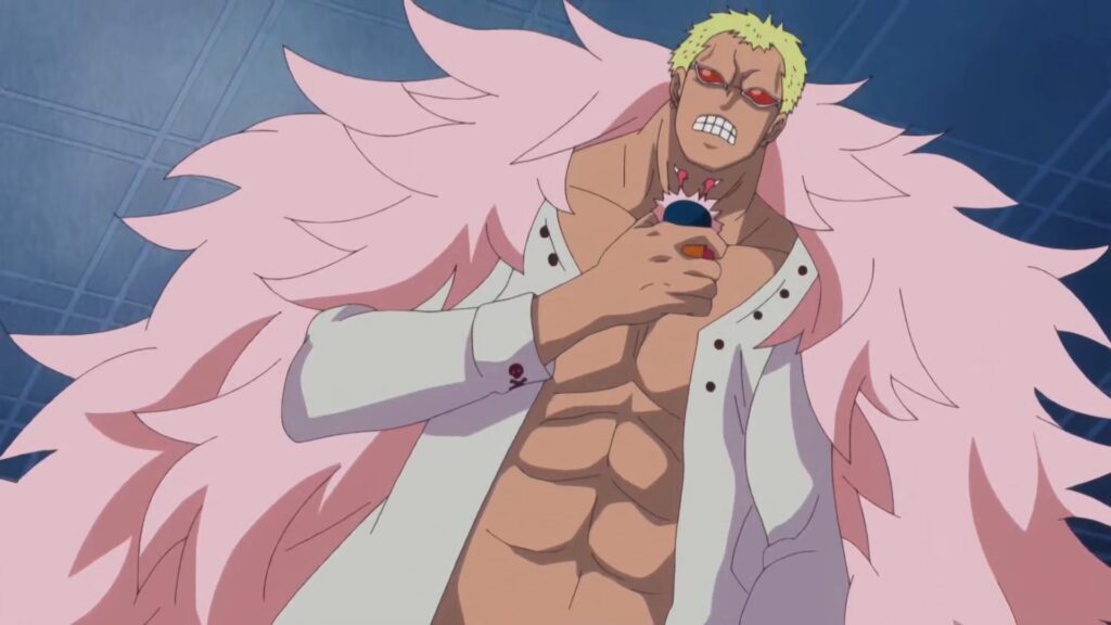 One Piece Doflamingo took an entire country hostage to entertain him.