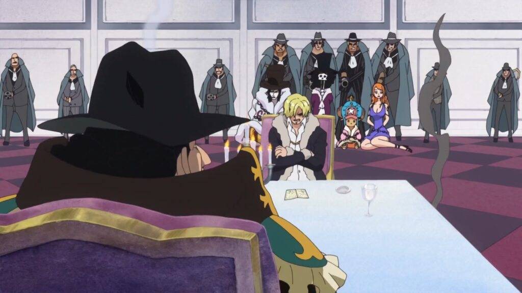 One Piece Firetank Pirates and the Straw Hats Pirates made an alliance during Whole Cake Island.