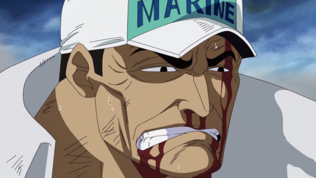 One Piece The Fleet Admiral Akainu is an adept of true justice.