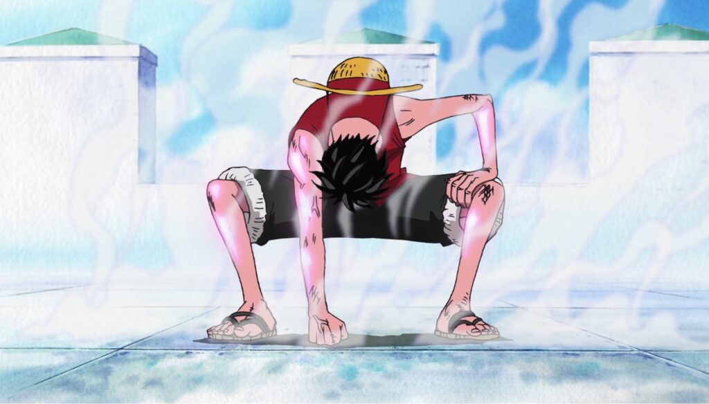 One Piece Gear Second was firstly revealed in 272 again Blueno.