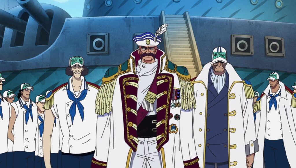 One Piece Captain Jonathan is one of the Smartest Marines.