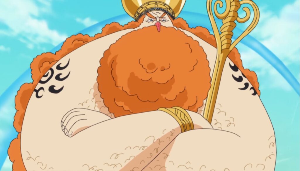 One Piece King Neptune is the ruler of Ryugu Kingdom.