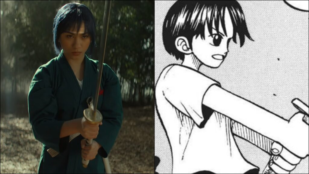 One Piece Live Action Kuina appears as a flashback.