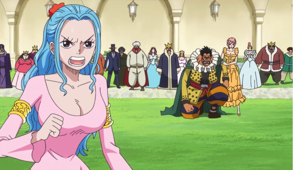 One Piece Vivi is the first friend they made in Arabasta Arc.