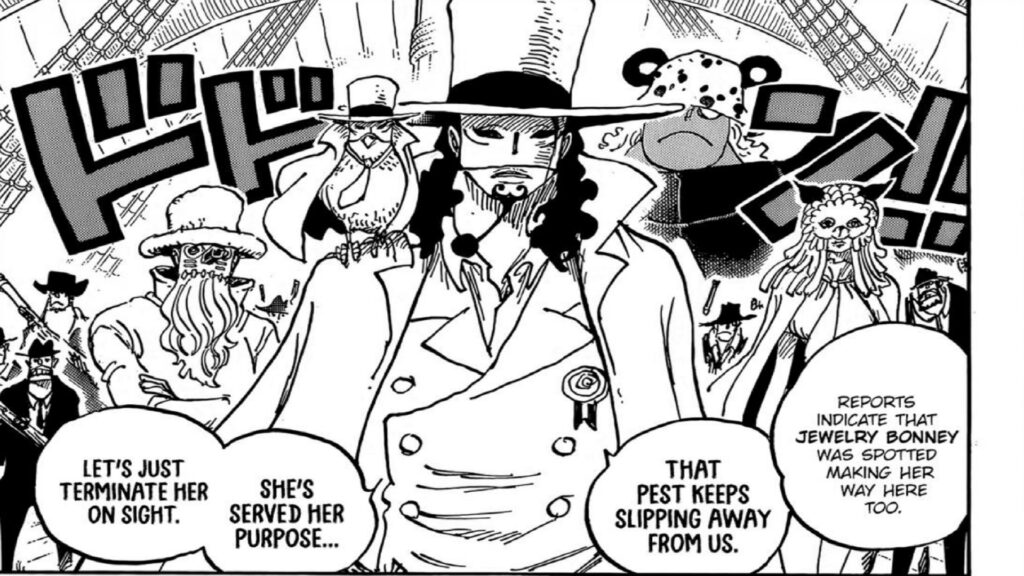 One Piece 1067 Cipher Pol 0 Arrives on Egghead Island.