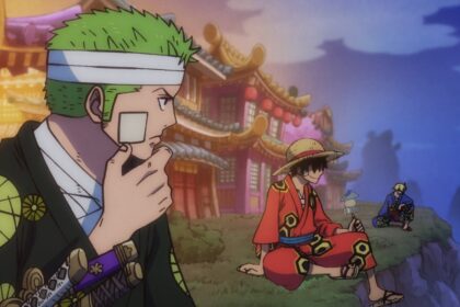 One Piece 1082 Luffy Zoro and Sanji are amazed that Momo can defend wano now.