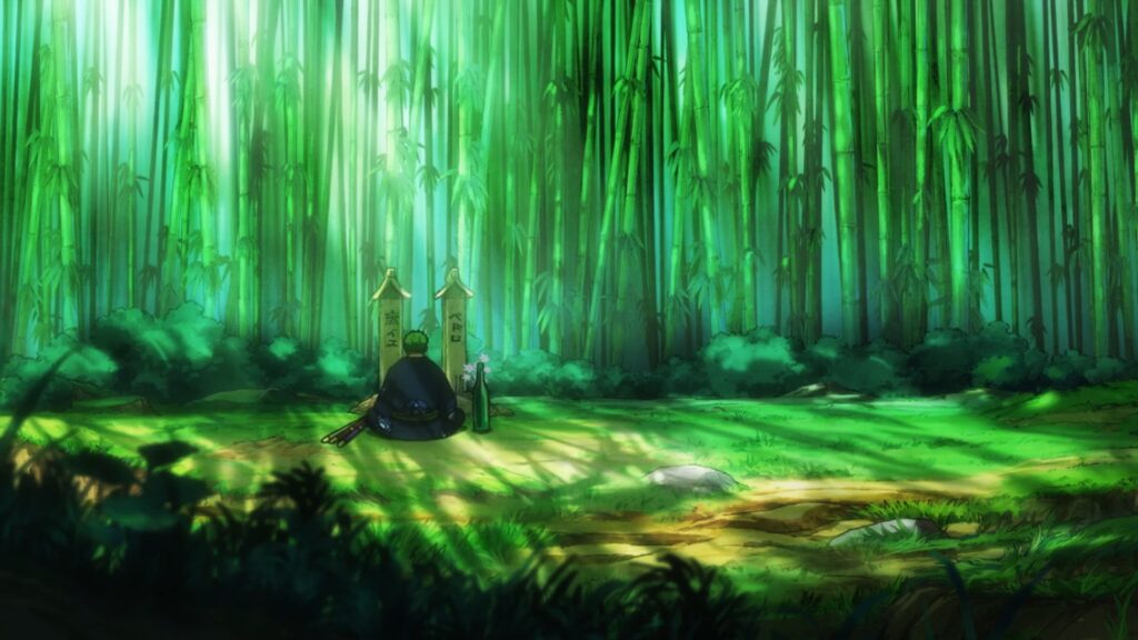One Piece 1084 Zoro Visits the Graves of Pedro and Yasuie.