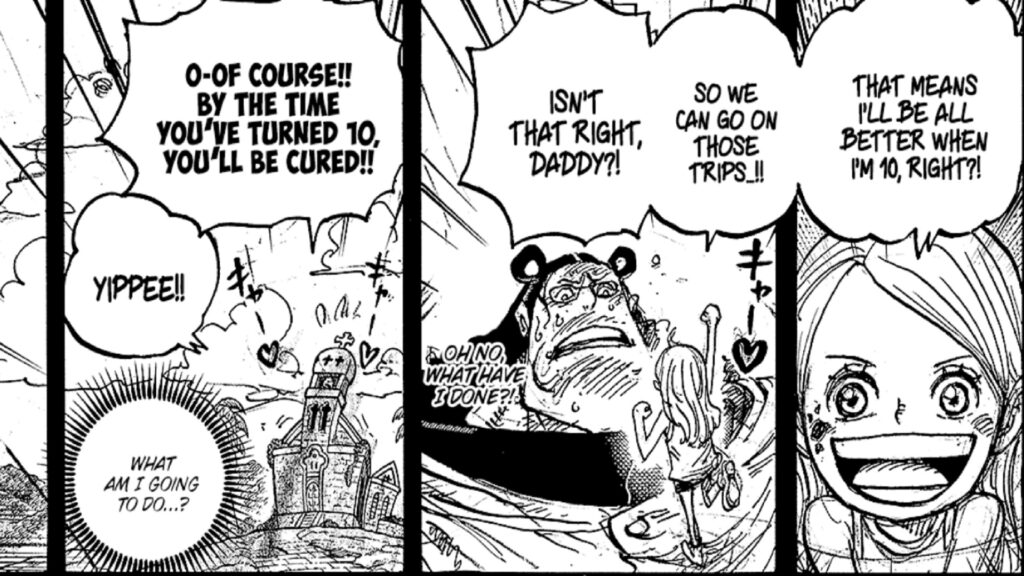 One Piece 1098 Bonney seems to be cured now.