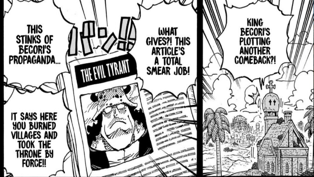 One Piece 1099 Kume is named the Evil Tyrant.