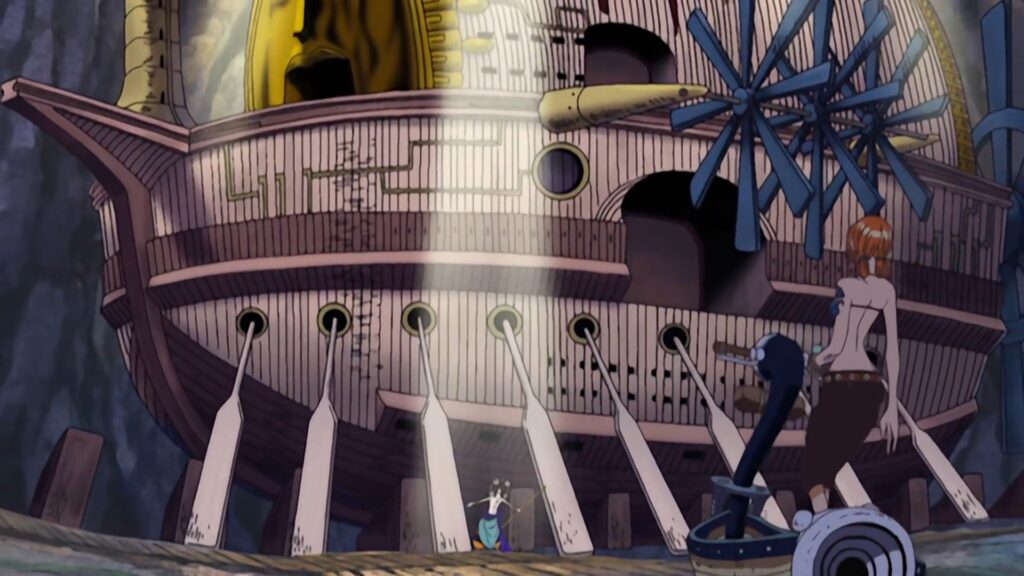 One Piece 181 Ark MAxima is the Ship of Enel.