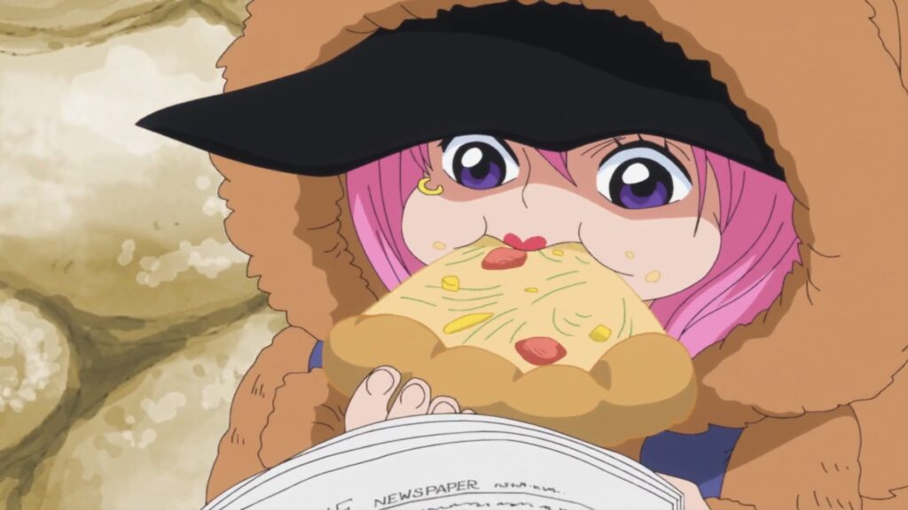 One Piece 736 Bonney is the daughter of Kuma.
