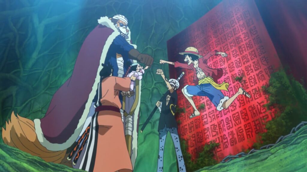One Piece 771 The Alliance was formed on the Island of Zou to take down the Yonkos.