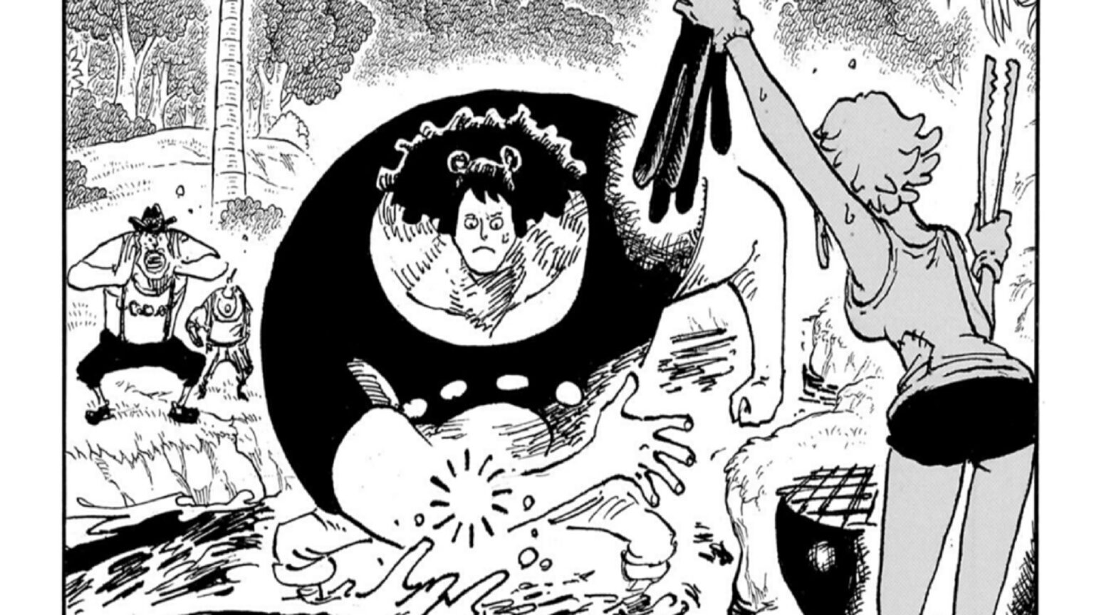 One Piece 1097 Ginny and Kuma live on the Sorbet Kingdom.