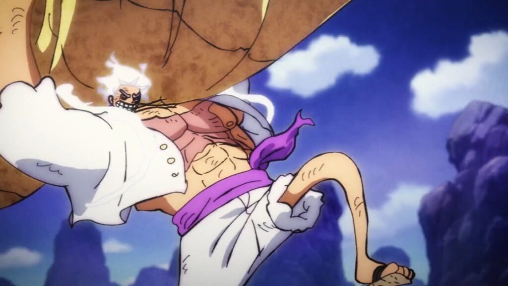 One Piece 1071 Luffy ate the Mythical Zoan fruit Human Human Model Sun God Nika.