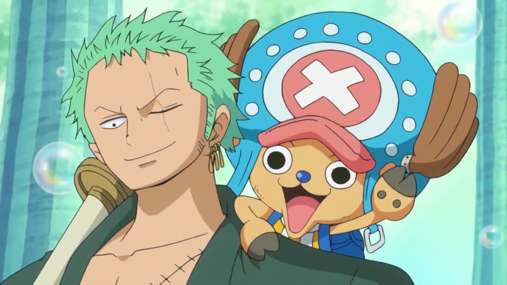 One Piece 522 Zoro is missing one eye after the timeskip.
