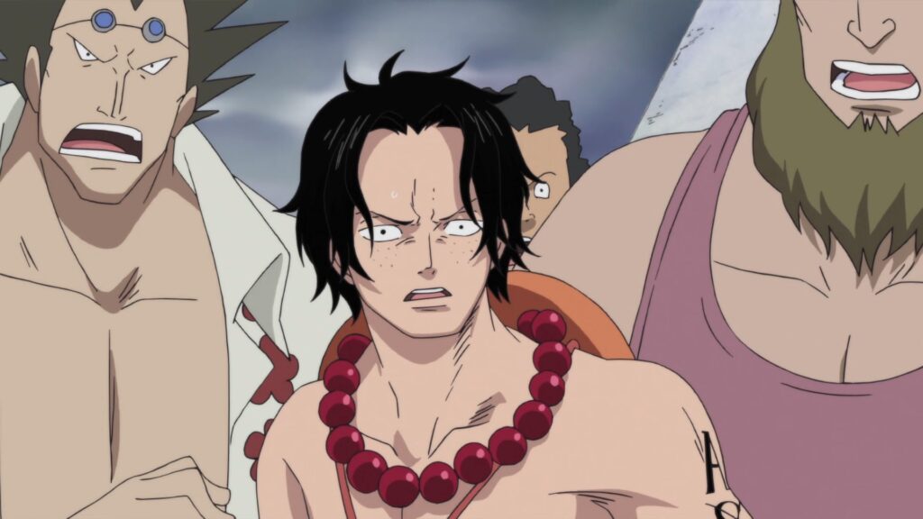 One Piece Aces D Portgas is the son of Gol D Roger.