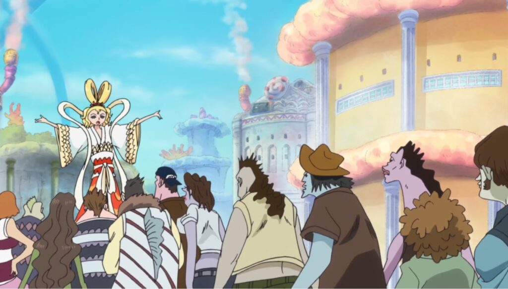 One Piece Queen Otohime changed the mentality of the Fishmen.